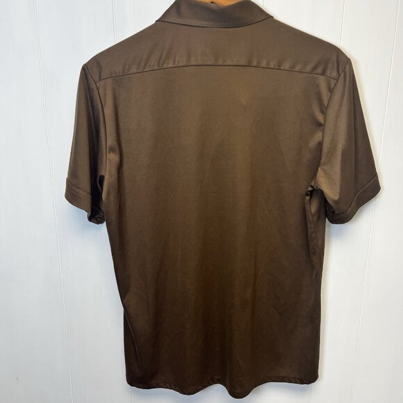 Vintage 70s Sears‎ Kings Road Shirt Mens Size Large Disco Rockabilly Polo Retro - Picture 4 of 7